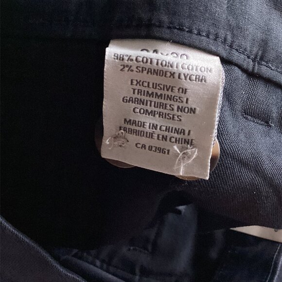 Denver Hayes Men's Khakis Black size 34x30 - Picture 4 of 4